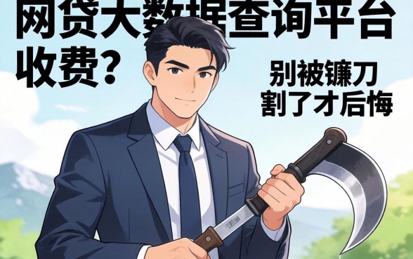 个人网贷大数据查询平台不收费?别被镰刀割了才后悔