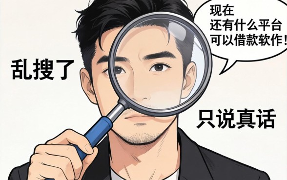 别再乱搜了，现在还有什么平台可以借款的软件？我只说真话