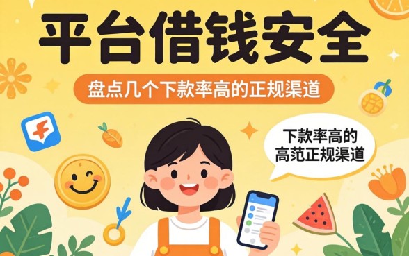 哪些平台借钱安全?盘点几个下款率高的正规渠道