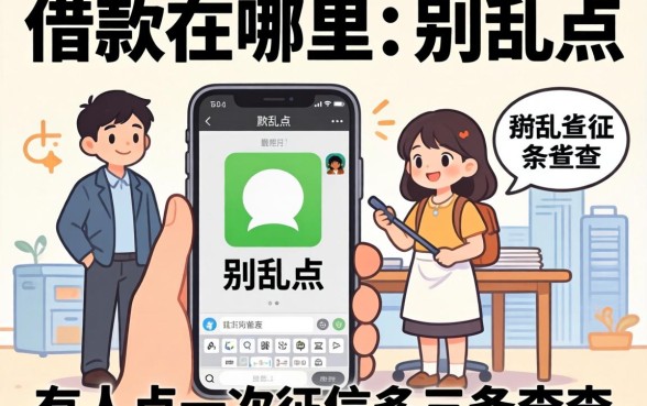 qq里面借款在哪里?别乱点,有人点一次征信多三条查询