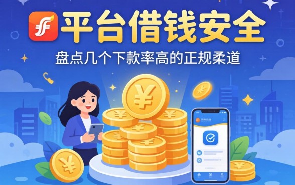 哪些平台借钱安全?盘点几个下款率高的正规渠道