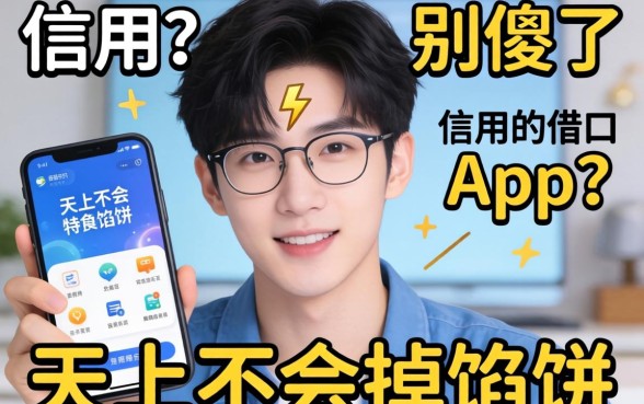 不需要信用的借口app？别傻了，天上不会掉馅饼