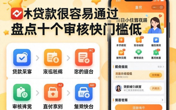 哪个app贷款很容易通过？盘点十个审核快门槛低的平台