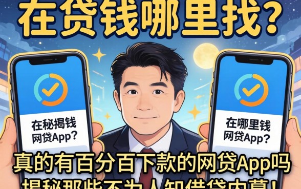急需用钱哪里找？真的有百分百下款的网贷app吗？揭秘那些不为人知的借贷内幕！