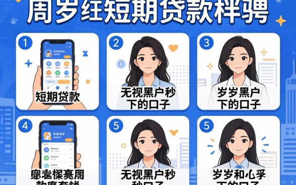 18周岁短期贷款软件，详细阐述五个无视黑户秒下的口子