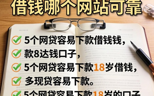 借钱哪个网站可靠，详尽说明5个网贷容易下款18岁的口子