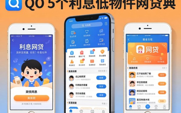 QQ都有什么软件，汇整5个利息低的网贷app