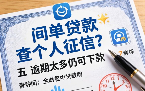 保单贷款查个人征信吗，细致阐述五个逾期太多仍可下款的app