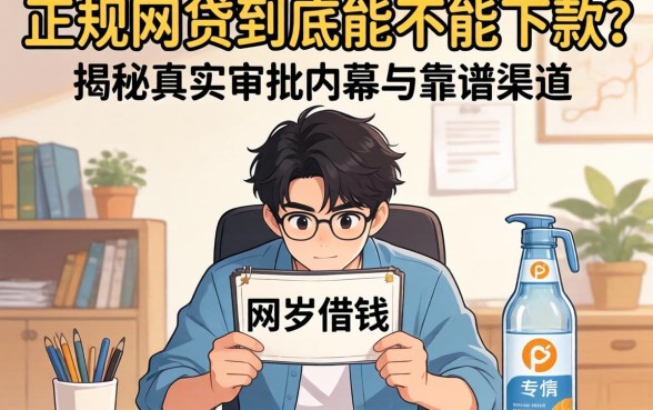 刚满20岁想借钱？正规网贷到底能不能下款？揭秘真实审批内幕与靠谱渠道