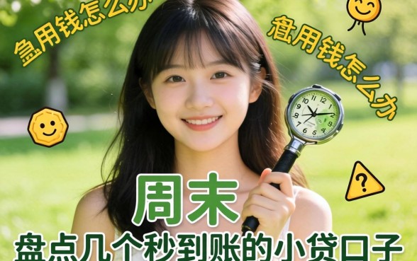 周末急用钱怎么办？盘点几个秒到账的小贷口子