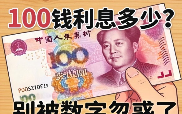借100块钱利息要多少?别被数字忽悠了