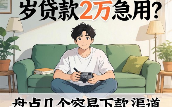 19岁贷款2万急用?盘点几个容易下款的渠道