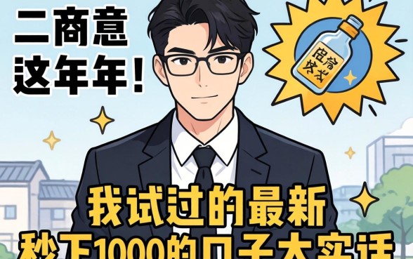 做小生意这些年，我试过的最新秒下1000的口子大实话