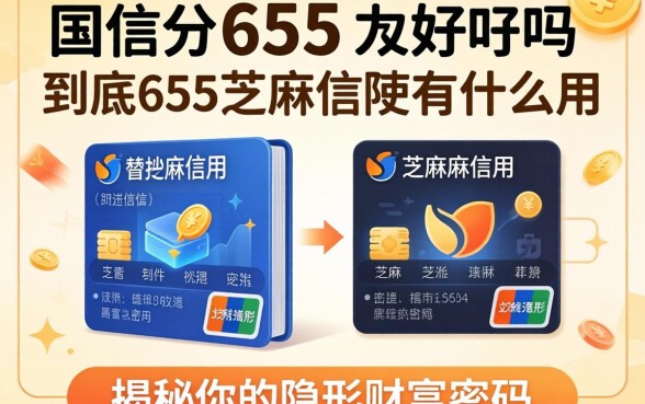 信用分655算好吗？到底655和芝麻信用有什么用？揭秘你的隐形财富密码