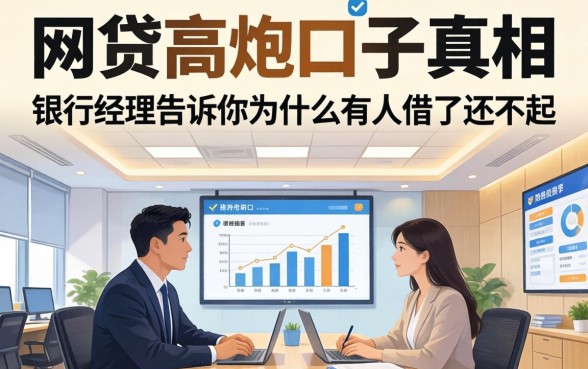 2026年网贷高炮口子真相：银行经理告诉你为什么有人借了还不起