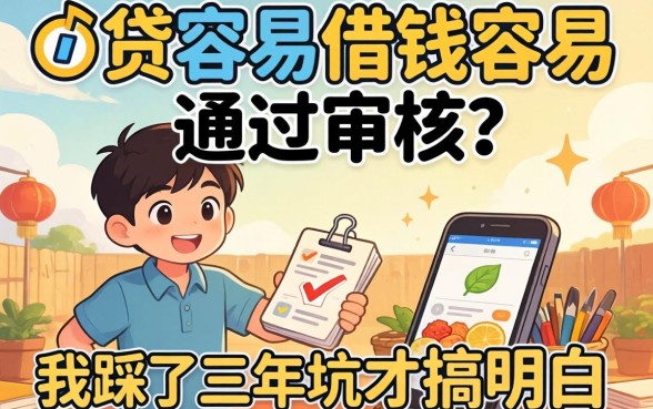 什么小贷容易借钱容易通过审核？我踩了三年坑才搞明白