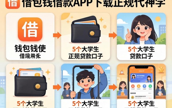 像易借钱包借款app下载一样正规的贷款口子，详尽说明5个大学生可以使用的app