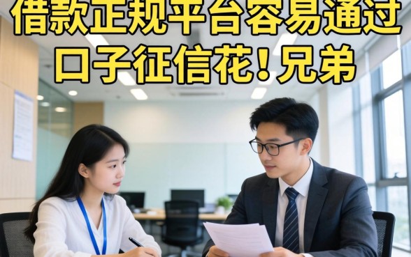 分享几个借款正规平台容易通过的口子，征信花的兄弟可以看看