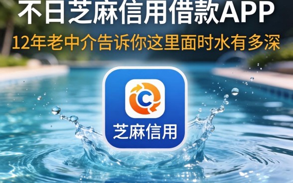 不用芝麻信用借款app:12年老中介告诉你这里面的水有多深