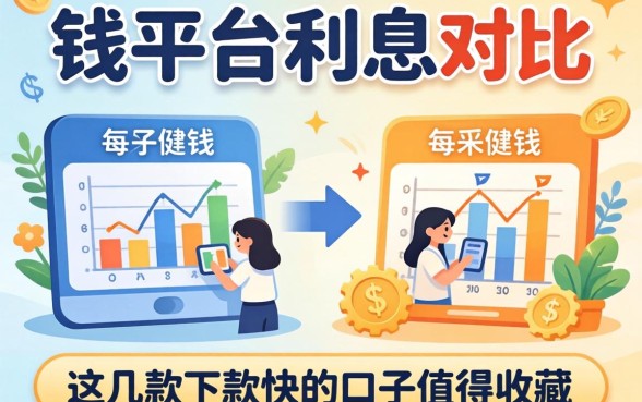 借钱平台利息对比：这几款下款快的口子值得收藏