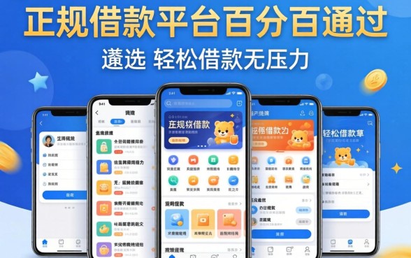 不看征信的正规借款平台百分百通过,遴选五个轻松借款无压力软件