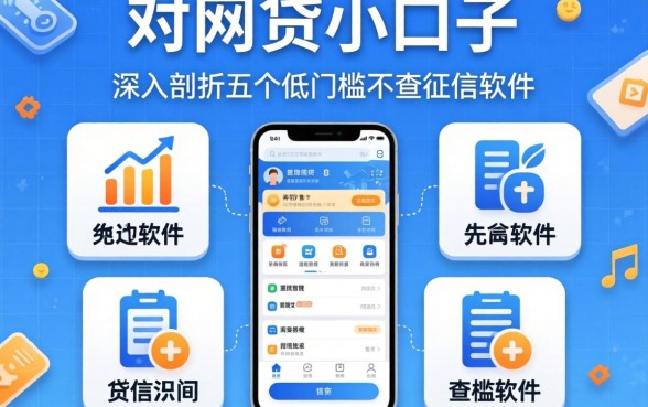 2026网贷小口子，深入剖析五个低门槛不查征信的软件