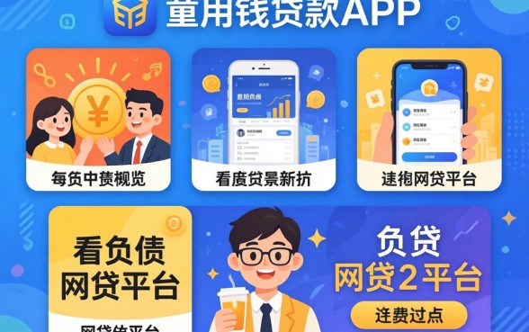 个人急用钱贷款app，概览5个不看负债的网贷平台