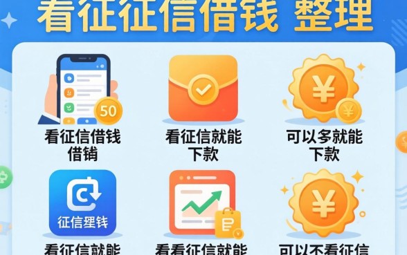 不看征信借钱，整理五个可以不看征信就能下款的软件