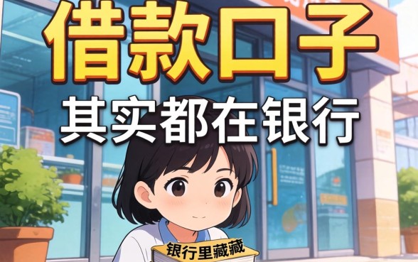 2026好下的借款口子，其实都在银行里藏着