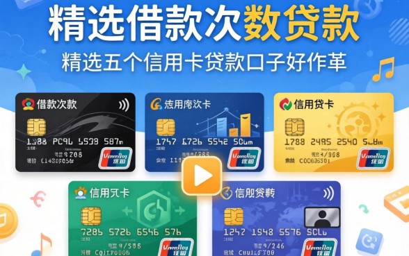 不查借款次数的贷款，精选五个信用卡贷款口子好软件