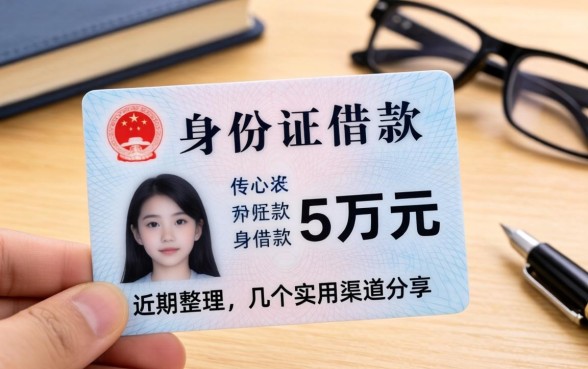 凭身份证借款5万元：近期整理的几个实用渠道分享