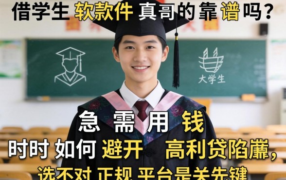 大学生借款软件真的靠谱吗？急需用钱时如何避开高利贷陷阱，选对正规平台是关键