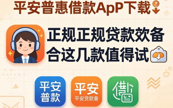 像平安普惠借款app下载一样正规的贷款软件这几款值得试