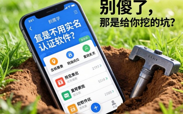 借钱不用实名认证的软件?别傻了,那是给你挖的坑