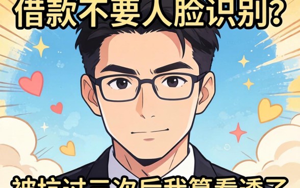 什么借款不要人脸识别的？被坑过三次后我算看透了