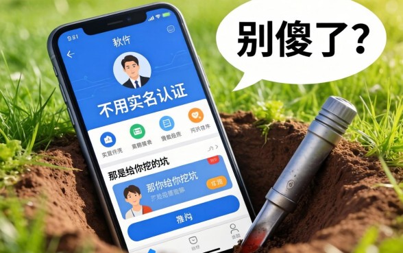 借钱不用实名认证的软件?别傻了,那是给你挖的坑