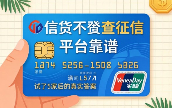 哪个信贷不查征信的平台靠谱?我试了5家后的真实答案