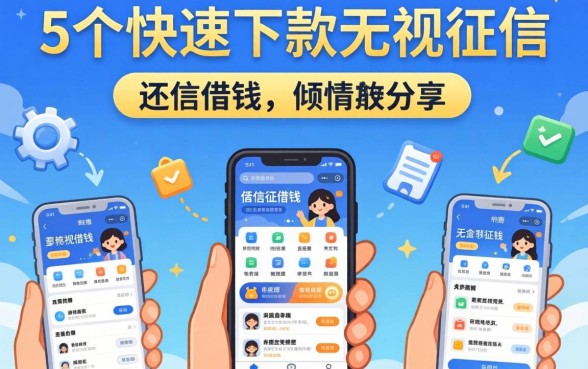 哪里还能借钱,倾情分享5个快速下款无视征信的软件