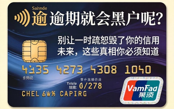 信用卡逾期就会黑户呢？别让一时的疏忽毁了你的信用未来，这些真相你必须知道
