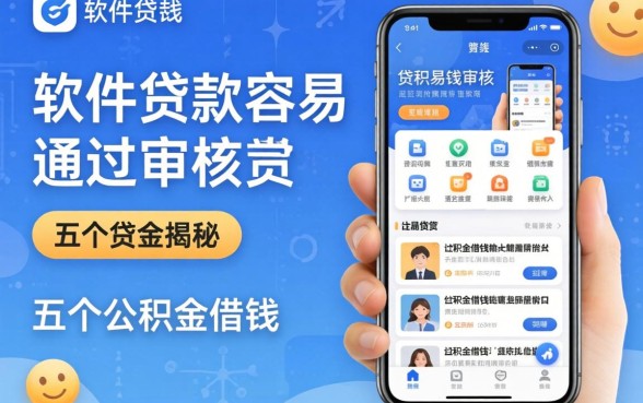 在哪个软件贷款最容易通过审核,揭秘五个公积金借钱软件