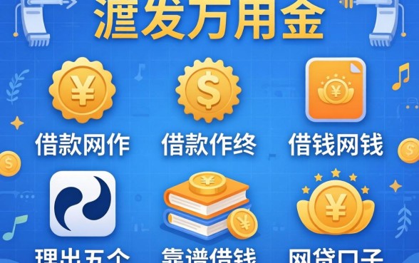 像浦发万用金一样的借款软件,理出五个靠谱借钱的网贷口子