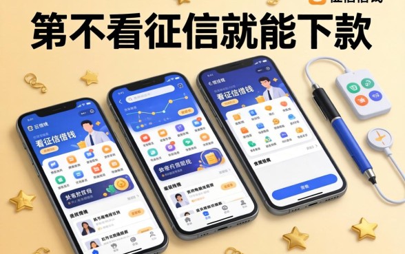 不看征信借钱，整理五个可以不看征信就能下款的软件