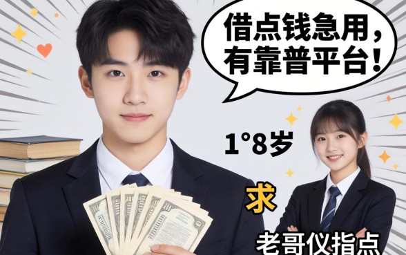 刚满18岁想借点钱急用，有没有靠谱的平台推荐？求老哥们指点！