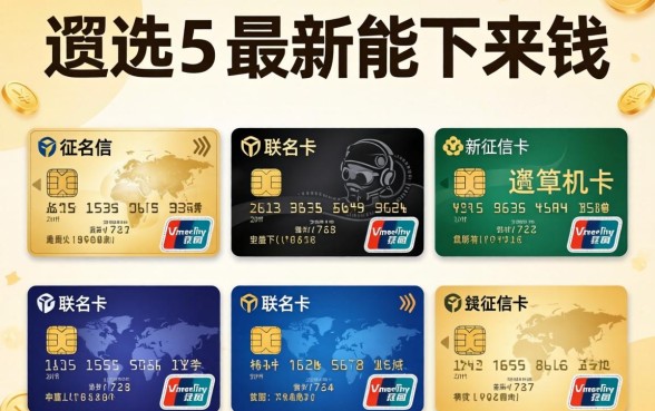 不查征信的联名卡，遴选5个最新能下来钱的平台
