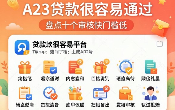 哪个app贷款很容易通过？盘点十个审核快门槛低的平台
