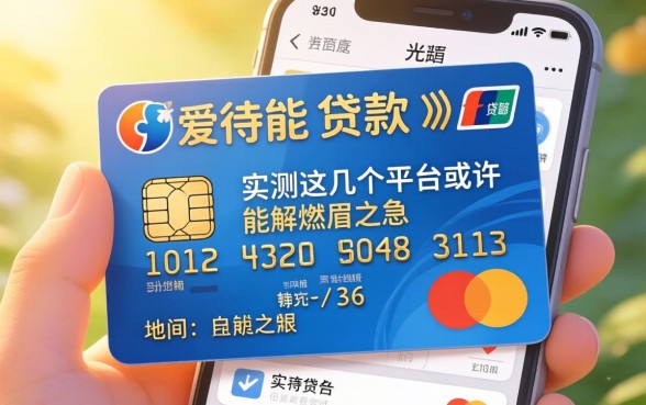 光凭手机卡能贷款吗？实测这几个平台或许能解燃眉之急