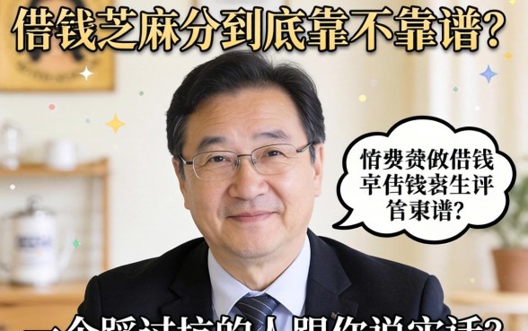 2026借款芝麻分到底靠不靠谱？一个踩过坑的人跟你说实话