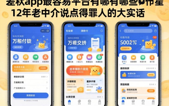 借款app最容易的平台有哪些软件？12年老中介说点得罪人的大实话