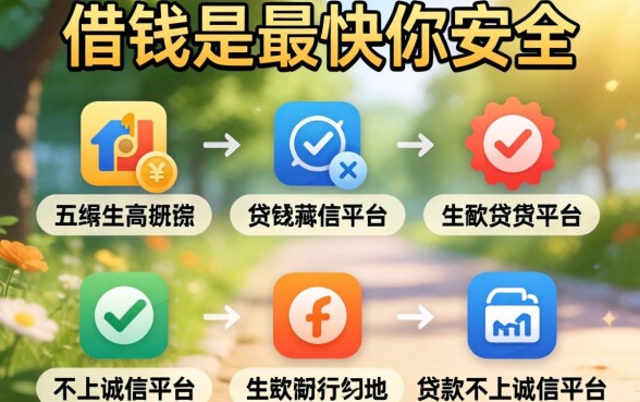 在什么地方借钱是最快最安全的，归纳五个贷款不上诚信平台的平台