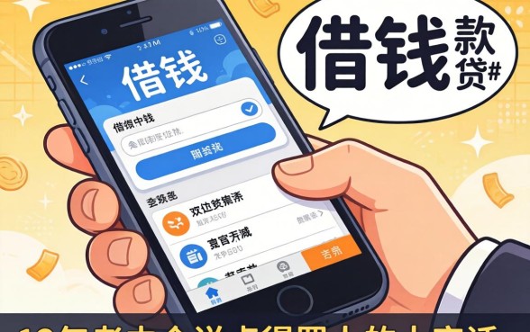 可以借钱的手机贷款有哪些?12年老中介说点得罪人的大实话